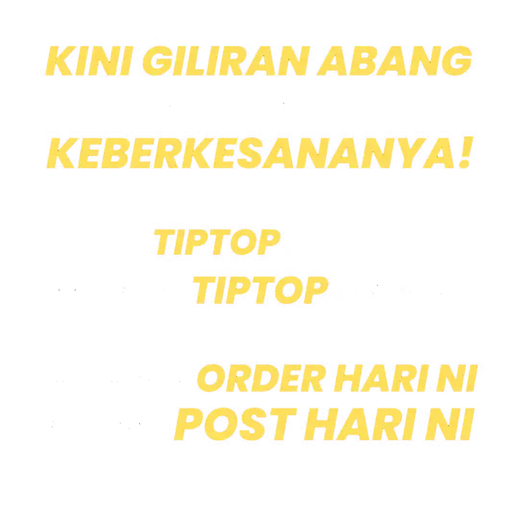 Kini giliran abang untuk rasai sendiri keberkesanannya