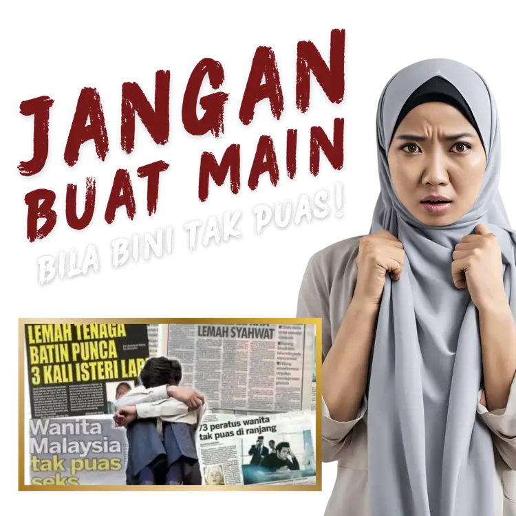 Jangan buat main bila bini tak puas