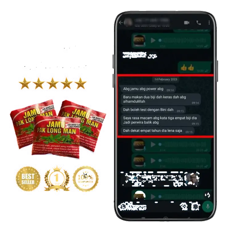 Feedback pelanggan Jamu Paklong Man 3