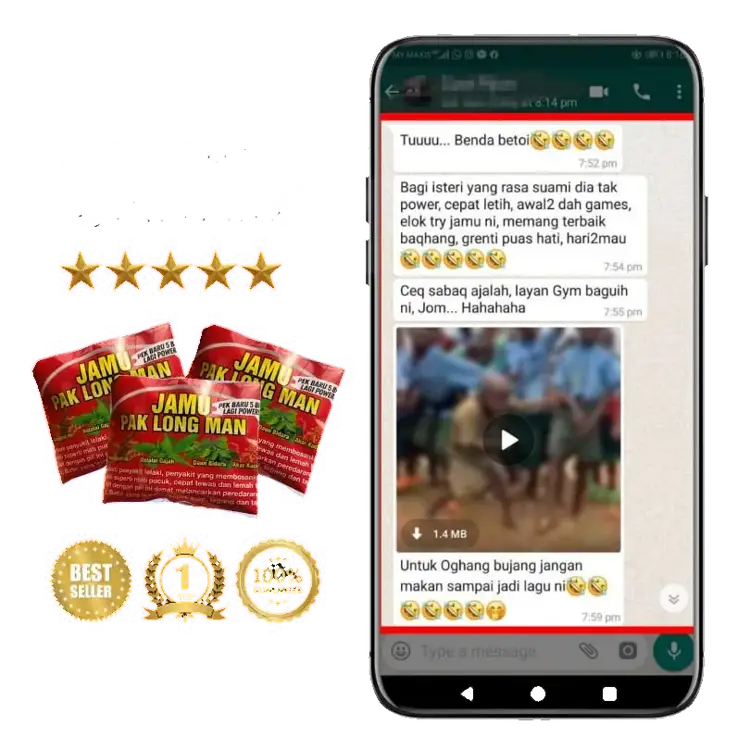 Feedback pelanggan Jamu Paklong Man 5